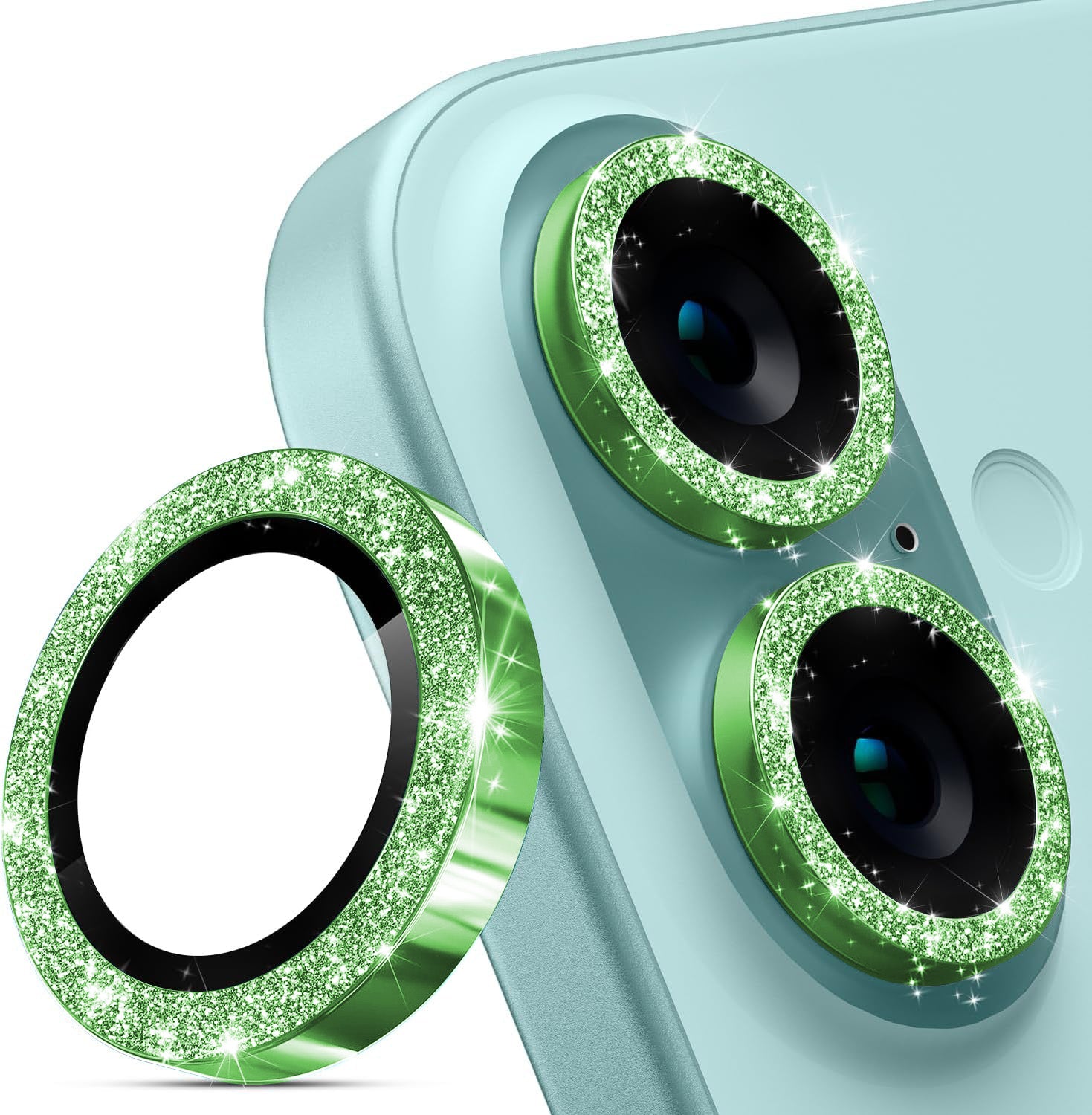 iPhone 16 Sparkling Diamond-Inspired Cell Phone Lens Protectors